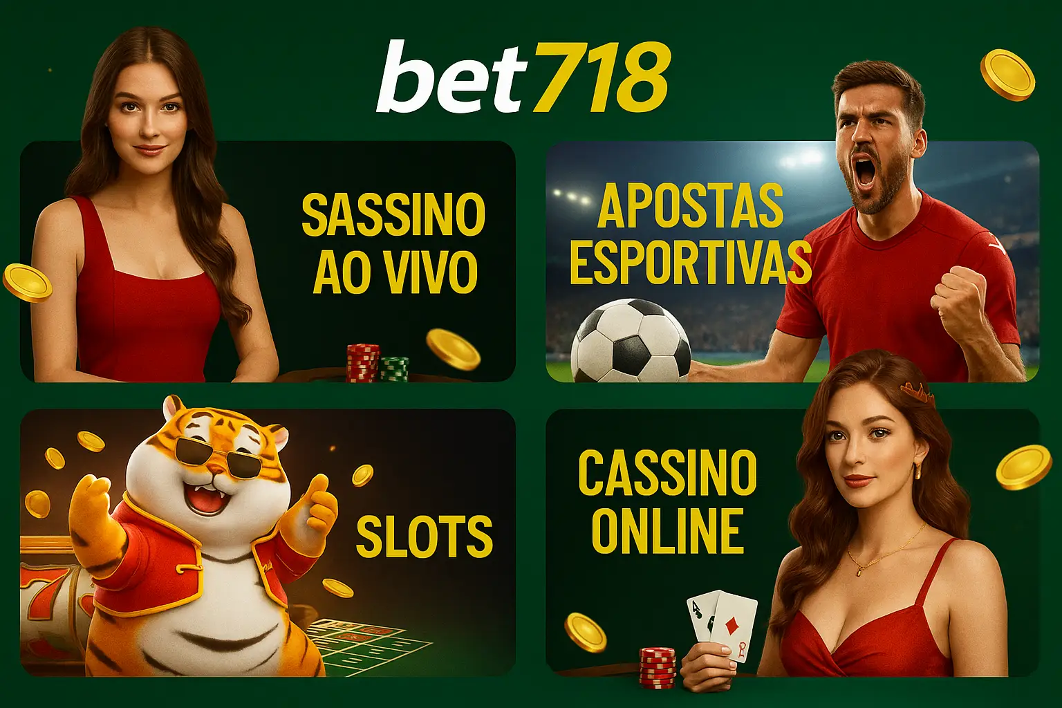 Jogos de cassino online BET718