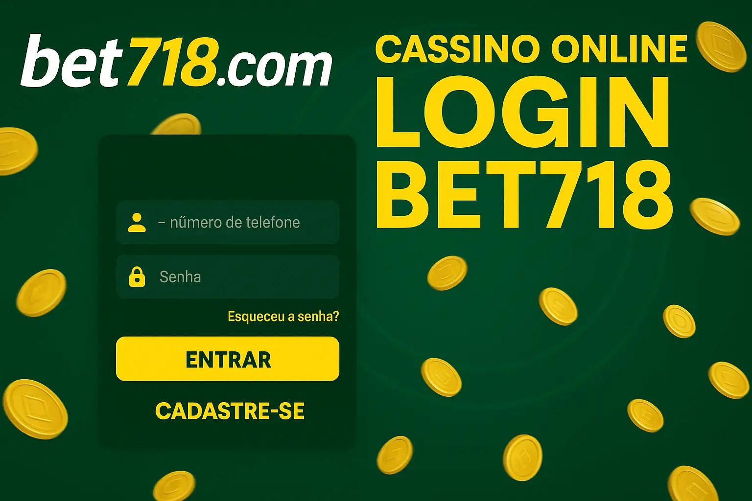 Login no Cassino BET718